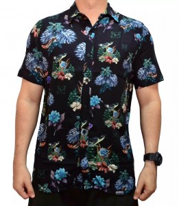 CAMISA NEW SKATE ESPECIAL BOTANIC - PRETO